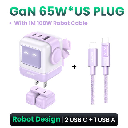Cargador GaN Robot 65W