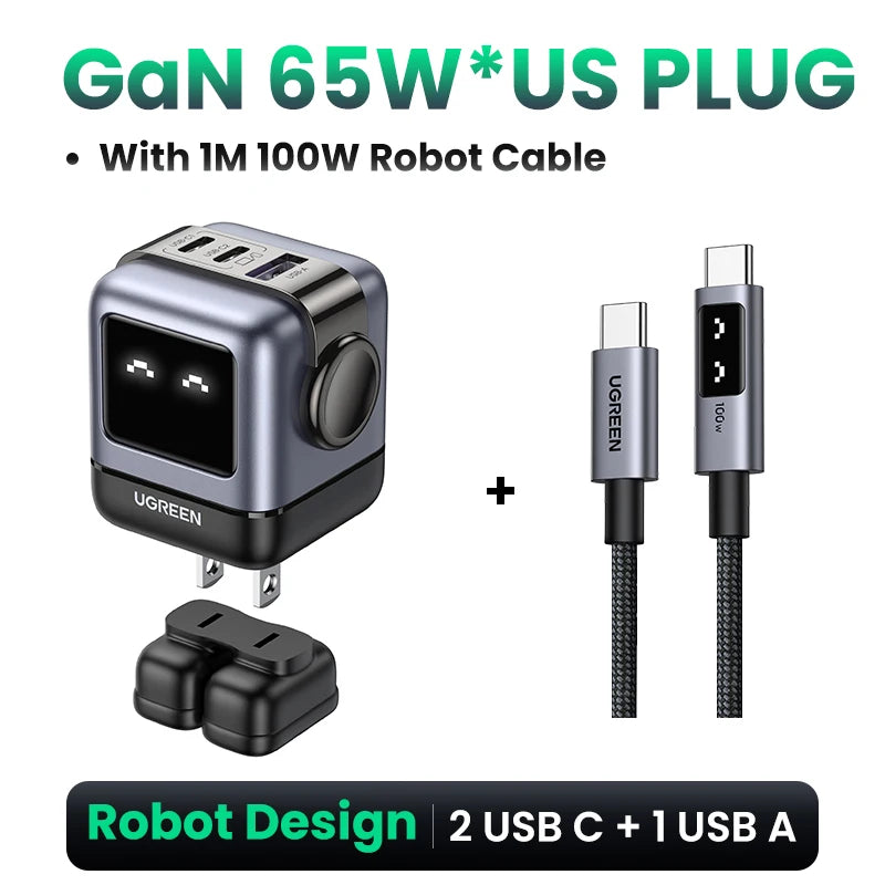 Cargador GaN Robot 65W