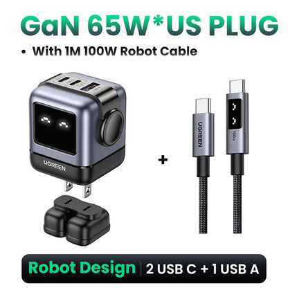 Cargador GaN Robot 65W