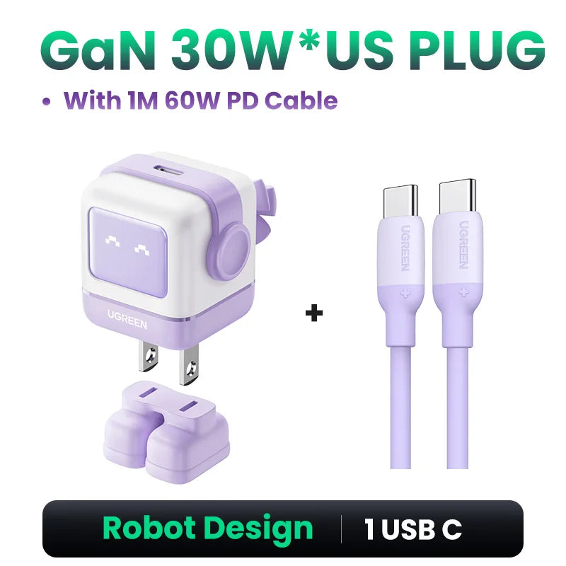 Cargador GaN Robot 65W