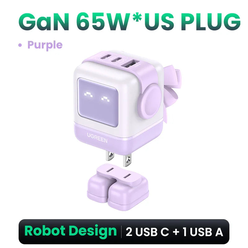Cargador GaN Robot 65W